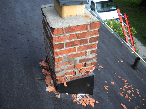 spalling chimney apart mad