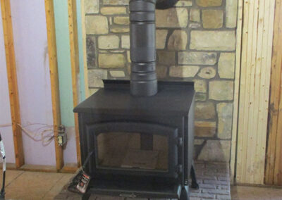 wood stove