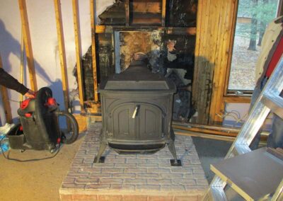 wood stove